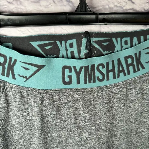 Gymshark  Flex Athletic Leggings Grey‎ & Teal color women’s size small