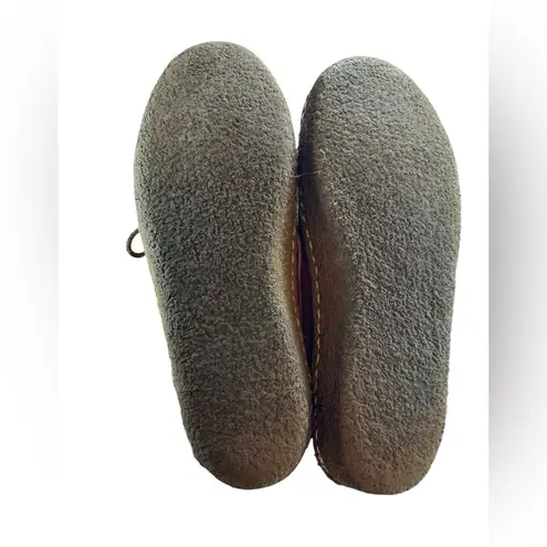 Cabela's Vintage Early 2000s Leather Crepe Slip On Shoes 8M