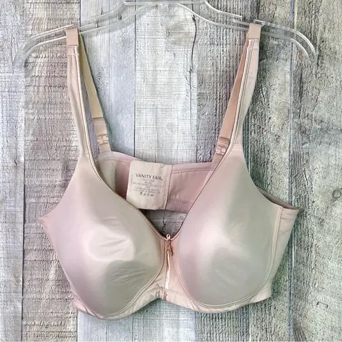 Vanity Fair Size 42 D Model 7233 S Slightly Padded No Wire Tan Bra Adj. Straps