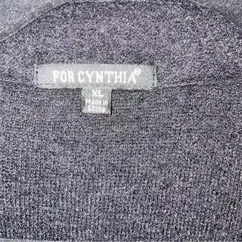 For Cynthia Wool Moto Jacket Women XL Edgy Grunge Steampunk Goth Minimalist