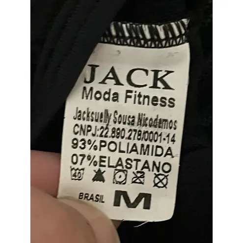 Jack Moda Sleeveless One Piece Jumpsuit Black Breast Padding Size Medium NEW