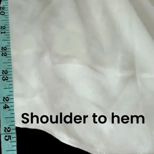 NWT Lola & Sophie Designer Blouse Knit White Turtle Neck Long Sleeve Small