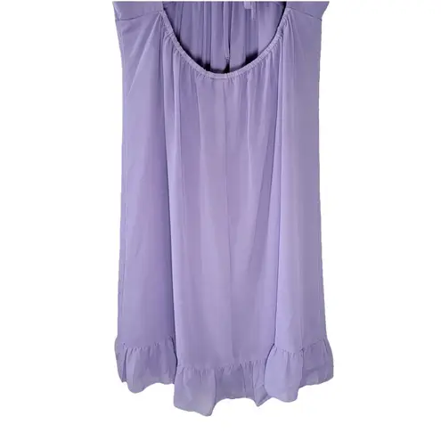 Lavender Babydoll Mini Dress Pastel Coquette, Cottagecore, Y2K, Johnny Martin L Purple Size L