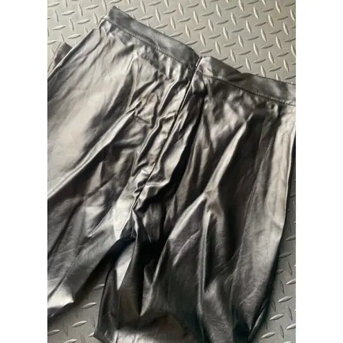 Missguided Pleather Lace Up Pants