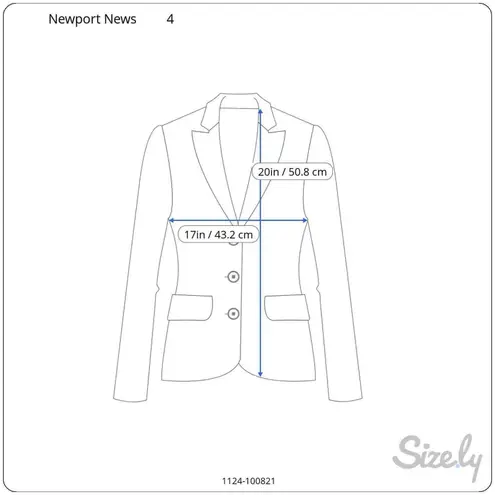 Newport News Blazer Skirt Suit Set Womens 4/6 Brown Floral Fall