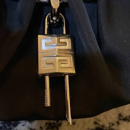 Givenchy Mini Kenny Monogram Top-Handle Bag in Silk