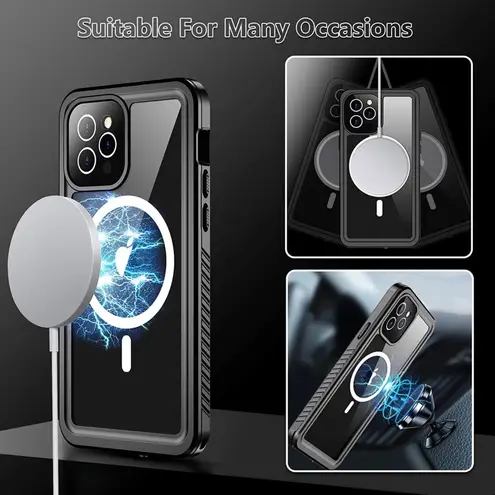 iPhone 12 Pro Max Black Phone Case