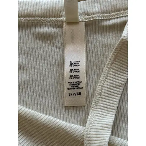 SKIMS Soft Lounge Scoop Neck Tank Bone Size Small