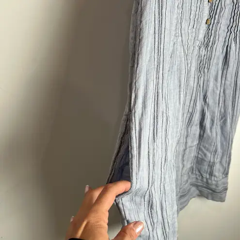 Faherty Linen Striped Sleeveless Dress