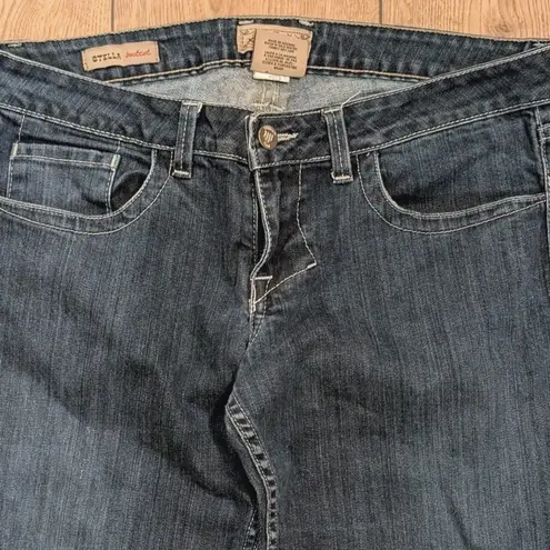 William Rast Womens 29 Stella Bootcut Jeans dark denim faded wash made in USA - Image 2