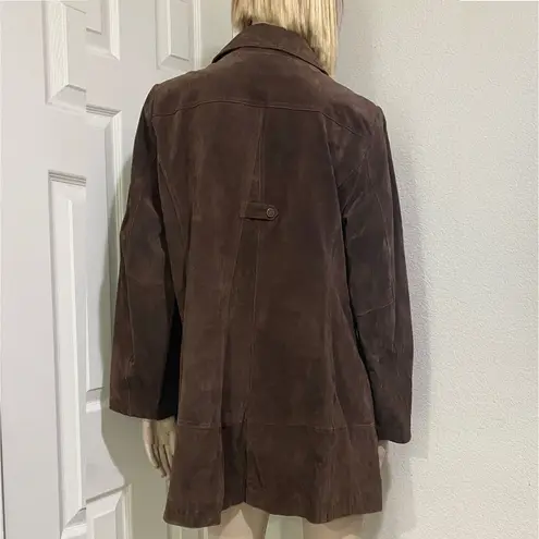 BRADLEY BAYOU Brown Suede Leather Horn