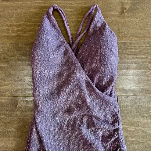 Xtraordinary Women’s Spaghetti Strap Sparkle Mini Dress Purple Size 0 EUC
