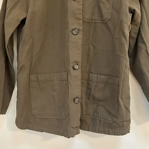 Marine layer Chore Coat Barn Jacket Olive Green Shacket Size medium