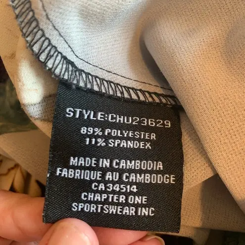 Vintage Y2K 90s Chapter One Black Flowered Pants Women’s Small