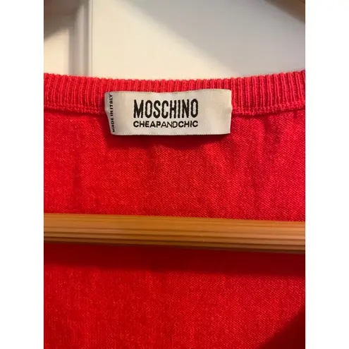 Moschino Cheap & Chic Ruffle Sweater Top AS-IS w/ FLAW Size 14 L Large TWEE PREP