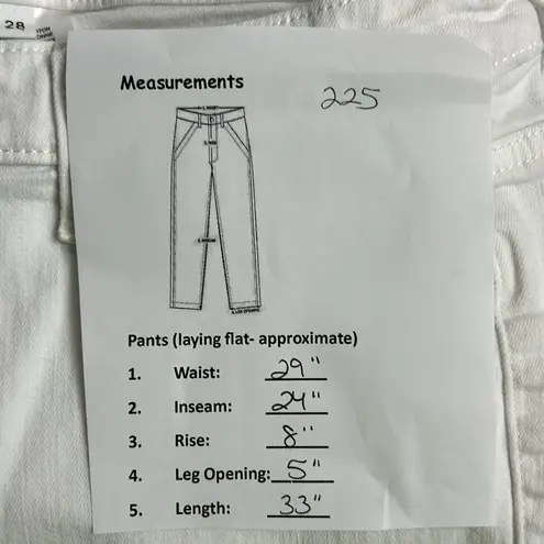 Lila Ryan Women's White Skinny Jeans Size 28 Mid Rise