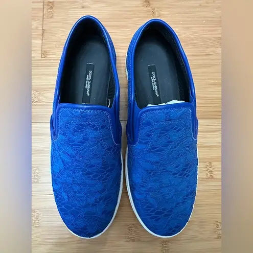 Dolce & Gabbana Lace Slip-On Sneakers