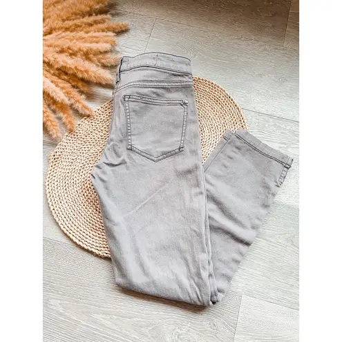 Pilcro and the Letterpress  Stet Gray Cropped Jeans Size 25