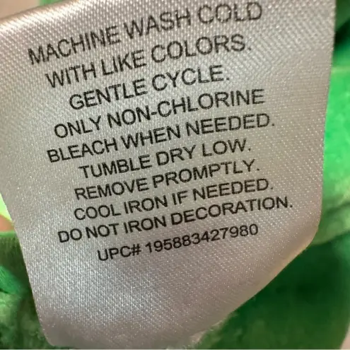 Dr. Seuss  The Grinch Green Plush Crewneck Sweatshirt Naughty Santa Hat Size XXL