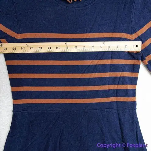 Eliza J Women's Stripped High Neck Knit Dress, L