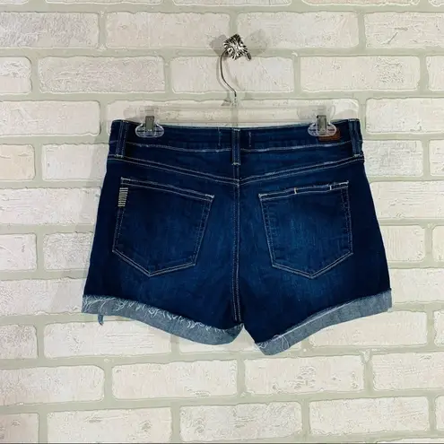 Paige  Jimmy Jimmy Cabrera Distressed Wash Denim Shorts Size 28 - Image 5