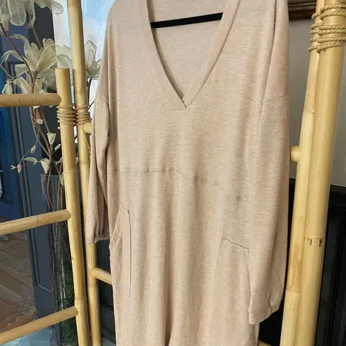 Three Bird Nest The Perfect Boho Harem Slouchy Lounge Tan Jumpsuit