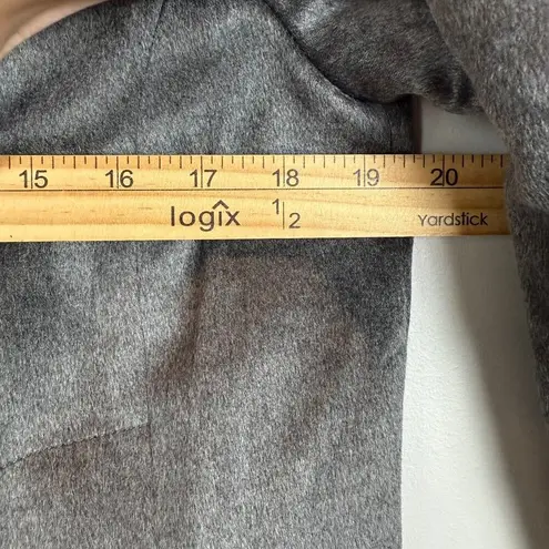 Carlisle Blazer Women's 10 Grey Faux Suede Suit Jacket Classic Preppy Cozy Work