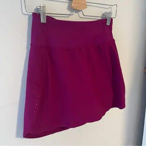 Athleta  Run With It Skort 14” Berry