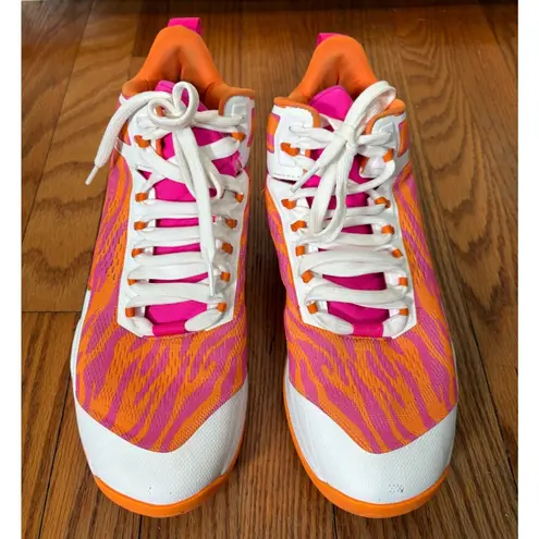MOOLAH Kicks Neovolt Pro V2 Basketball Shoes Orange Pink Dragonfruit Womens 11
