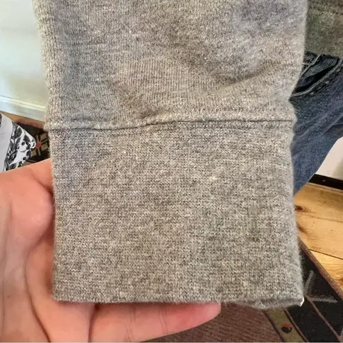 Nike Sportswear Gray Oversized Logo Sweatshirt Women's Crewneck Pullover XS