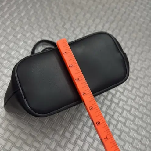 Melie Bianco faux leather Black Allison Tote Bag