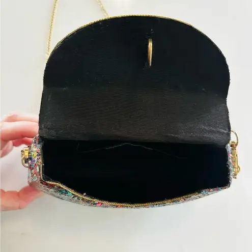 Ramla Bel Air Mosaic Bag | Sunflower | Hard Side Clutch | NEW