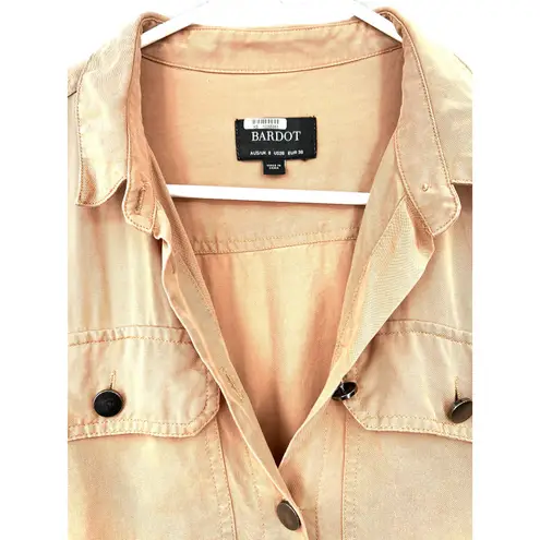 Revolve Bardot  26/ S utility boiler suit jumpsuit tie One Piece Outfit Tan - Image 6