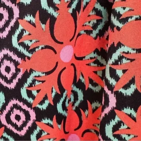 Vfish | Resort Bold Tropical Bohemian Floral Print V Neck Maxi Dress Size XS Pink