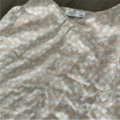 Equipment Layla Endless Heart Cami Tank XS Nude White Silk