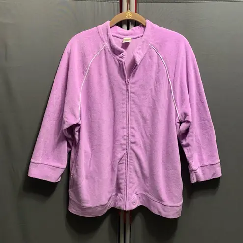 High Sierra B19-Women's Jacket XL Purple White Y2K