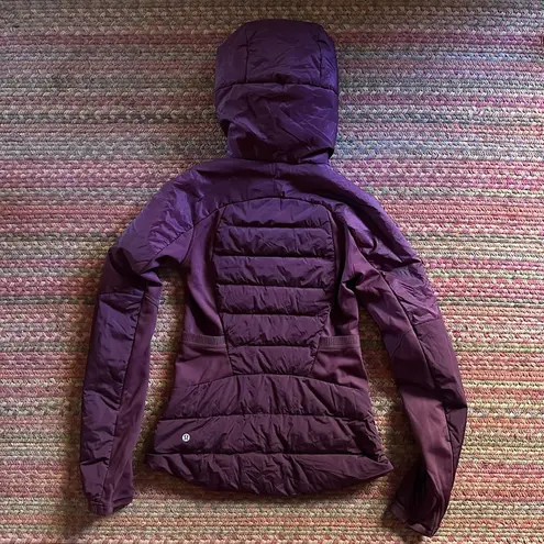 Lululemon  MAROON GOOSE DOWN RUNNING JACKET WARM ATHLETIC WINTER - Image 6