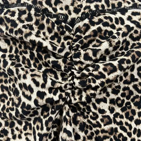 Zyia Active Size M 8 10 Leggings Hi Rise Leopard Print Brilliant Scrunchy Butt