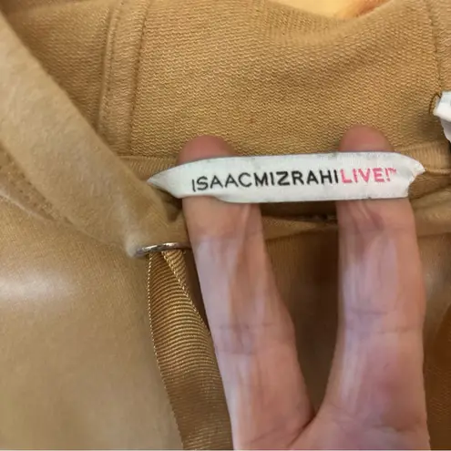 Isaac Mizrahi ISSAC MIZRAHI LIVE WOMANS XL HOODIE GOLD WHITE TIE DYE LOOKING STYLISH EUC