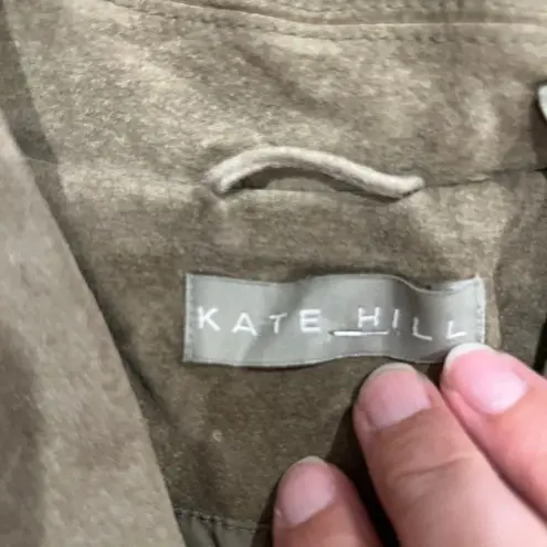 Kate Hill medium leather Elegant Tan Women's Jacket