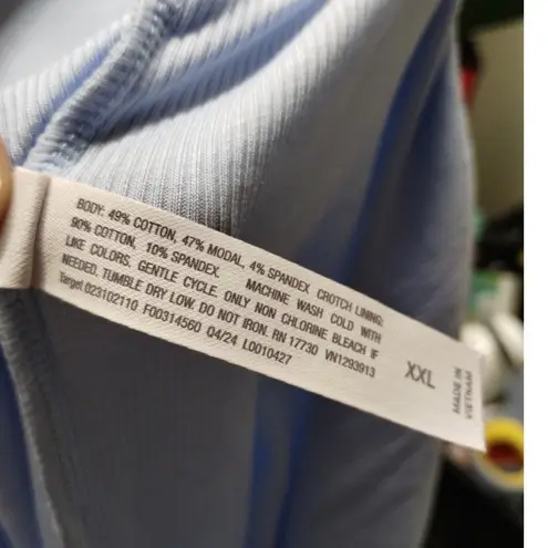 Auden NWT Juniors Size XXL (17) Blue Cotton Modal Blend Stretch Boxer Briefs