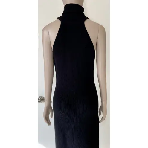 Reiss Black Clemmy Cashmere Blend Sweater Dress