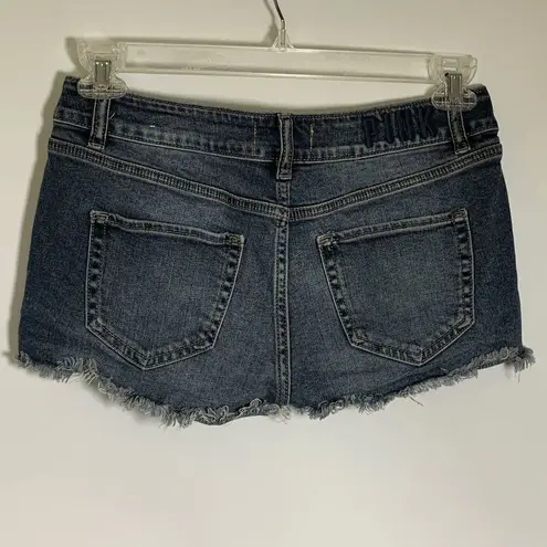 PINK - Victoria's Secret  2" Denim Distressed Fray Hem Short