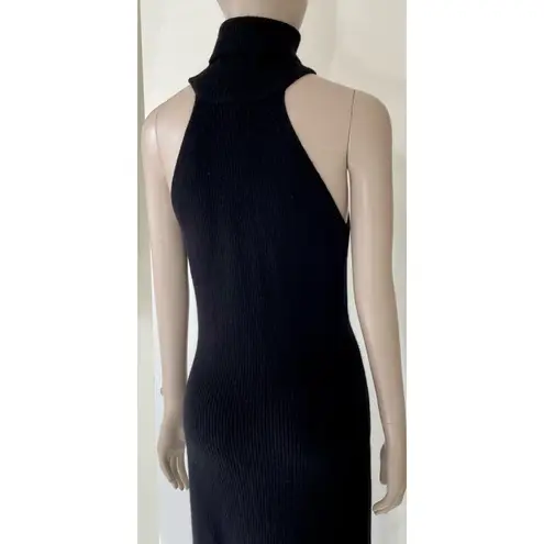 Reiss Black Clemmy Cashmere Blend Sweater Dress