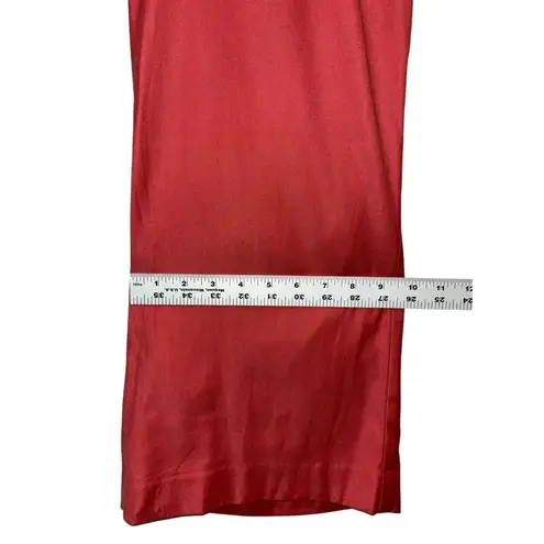 St. John  Annabel Straight Leg Wool Blend Dress Pants Cinnabar Size 16 Trouser