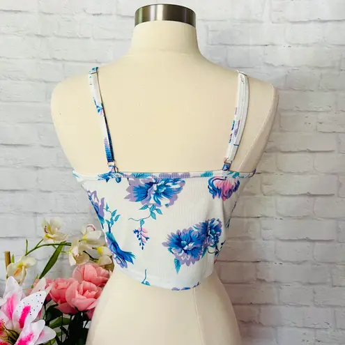 Boutique Knot Front Cropped Cami