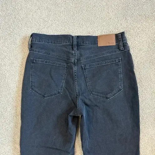 Madewell  The Girljean Adolpha Wash Black Ripped Knee Edition High Rise Size 26