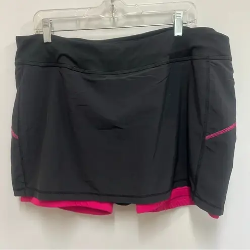 Ryka grey skort with hot pink shorts pocket in skirt and shorts size 2X