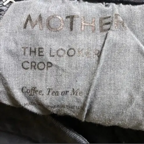 MOTHER The Looker Crop Jeans Coffee Tea or Me Size 27