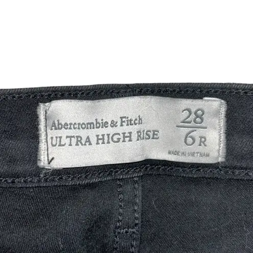 Abercrombie & Fitch Black  Jeans High Waisted Ultra Rise Design Women’s 28 / 6R
